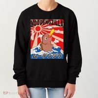 Moo Deng Pygmy Hippopotamus Funny Moodengzilla Women's Sweatshirt thumb 0