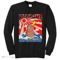 Moo Deng Pygmy Hippopotamus Funny Moodengzilla Sweatshirt thumb 0