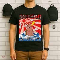 Moo Deng Pygmy Hippopotamus Funny Moodengzilla T-Shirt thumb 6