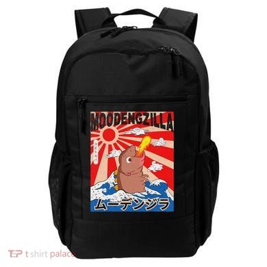 Moo Deng Pygmy Hippopotamus Funny Moodengzilla Backpack