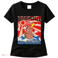 Moo Deng Pygmy Hippopotamus Funny Moodengzilla Women's T-Shirt thumb 0