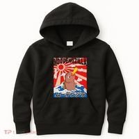 Moo Deng Pygmy Hippopotamus Funny Moodengzilla Kids Hoodie thumb 0