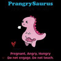 Mother's Day Pregnant Mom Prangrysaurus Pregnancy Surprise Coffee Mug thumb 5