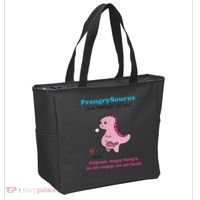 Mother's Day Pregnant Mom Prangrysaurus Pregnancy Surprise Tote Bag thumb 2