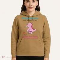 Mother's Day Pregnant Mom Prangrysaurus Pregnancy Surprise Hoodie thumb 5