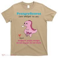 Mother's Day Pregnant Mom Prangrysaurus Pregnancy Surprise T-Shirt thumb 0