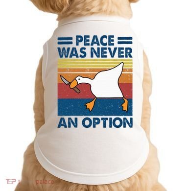 Murder Duck Peace Was Never An Option Duck With Knife Meme Doggie Tank