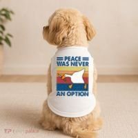 Murder Duck Peace Was Never An Option Duck With Knife Meme Doggie Tank thumb 2