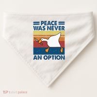 Murder Duck Peace Was Never An Option Duck With Knife Meme USA-Made Doggie Bandana thumb 0