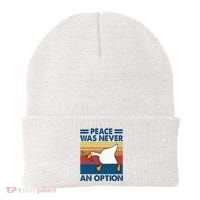 Murder Duck Peace Was Never An Option Duck With Knife Meme Beanie thumb 0