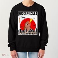Moo Deng Pygmy Hippopotamus Funny Moodengzilla Women's Sweatshirt thumb 0