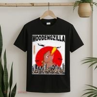 Moo Deng Pygmy Hippopotamus Funny Moodengzilla T-Shirt thumb 2