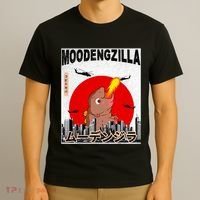 Moo Deng Pygmy Hippopotamus Funny Moodengzilla T-Shirt thumb 3