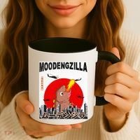Moo Deng Pygmy Hippopotamus Funny Moodengzilla Coffee Mug thumb 3