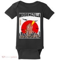 Moo Deng Pygmy Hippopotamus Funny Moodengzilla Baby Bodysuit thumb 0