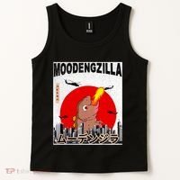 Moo Deng Pygmy Hippopotamus Funny Moodengzilla Tank Top thumb 2