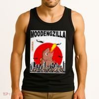 Moo Deng Pygmy Hippopotamus Funny Moodengzilla Tank Top thumb 3