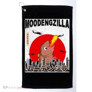 Moo Deng Pygmy Hippopotamus Funny Moodengzilla Golf Towel