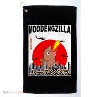 Moo Deng Pygmy Hippopotamus Funny Moodengzilla Golf Towel thumb 0