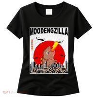 Moo Deng Pygmy Hippopotamus Funny Moodengzilla Women's T-Shirt thumb 0