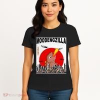Moo Deng Pygmy Hippopotamus Funny Moodengzilla Women's T-Shirt thumb 4