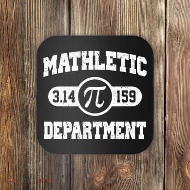 Mathletic Department Pi Day March 14 Coaster