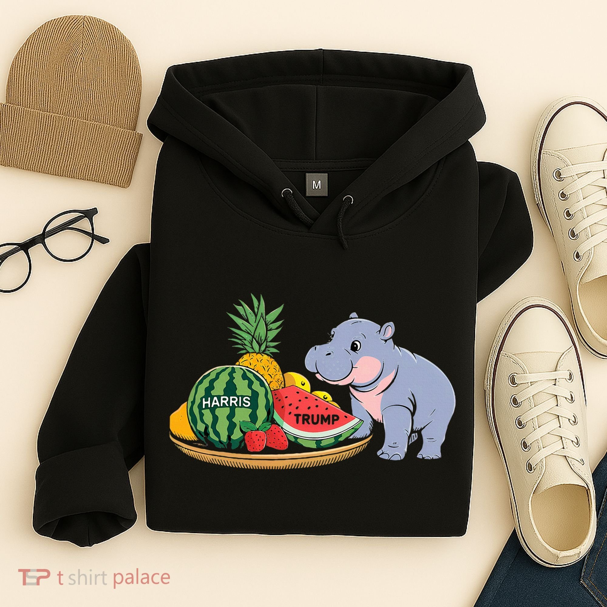 Moo Deng Predicts Donald Trump Will Win Us Election Hoodie