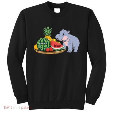 Moo Deng Predicts Donald Trump Will Win Us Election Sweatshirt