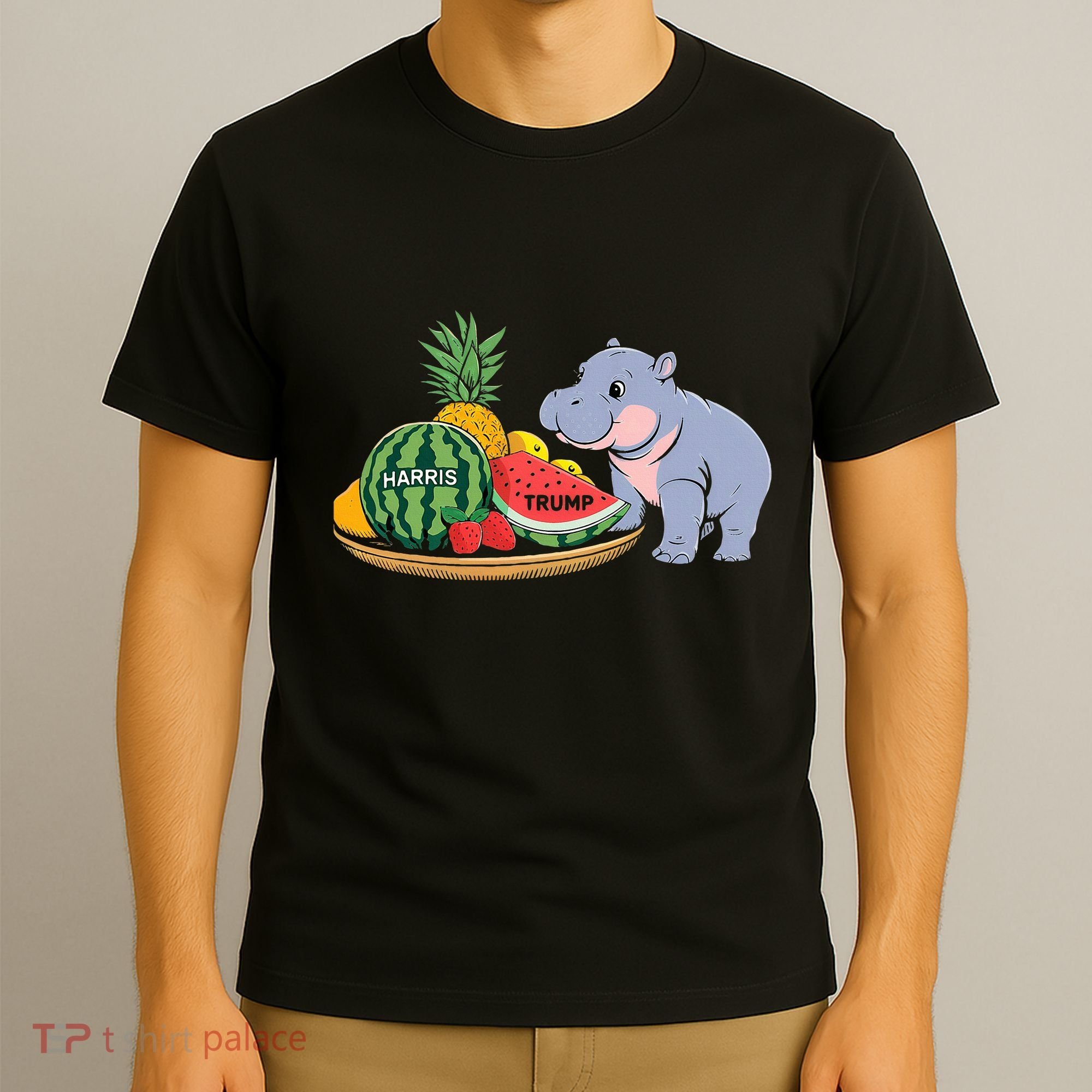 Moo Deng Predicts Donald Trump Will Win Us Election T-Shirt