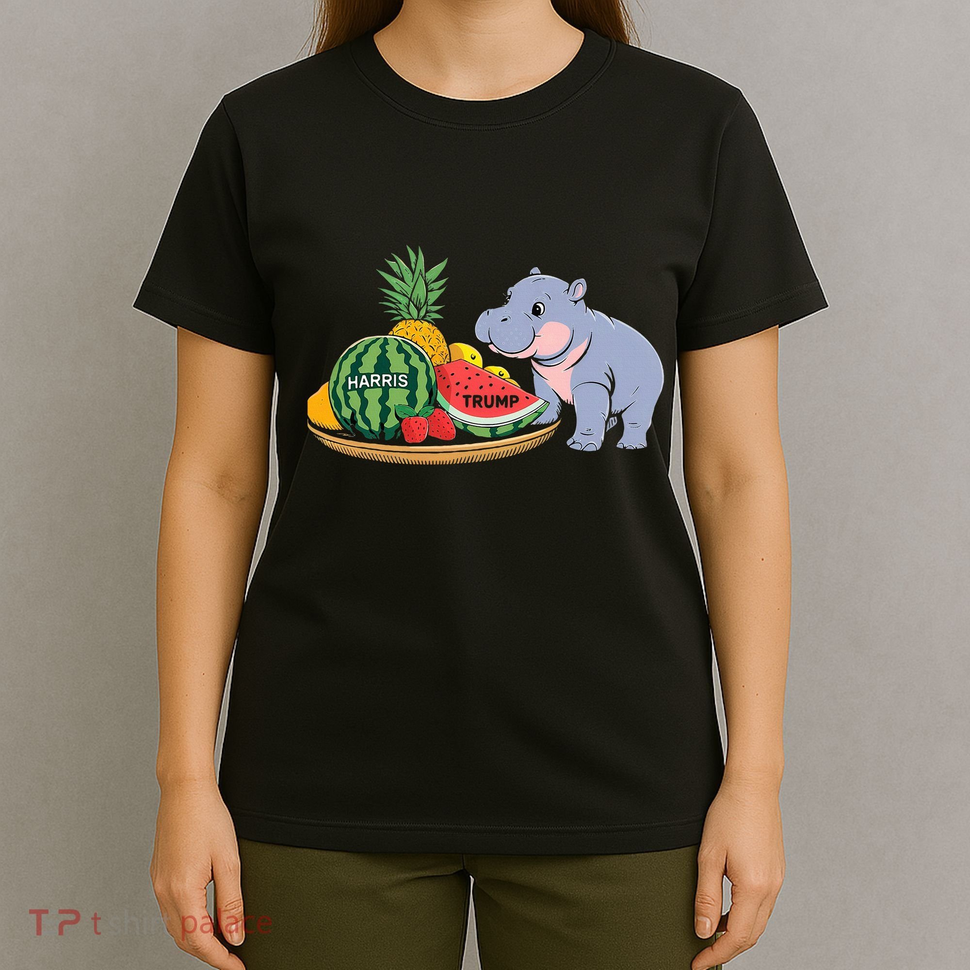 Moo Deng Predicts Donald Trump Will Win Us Election T-Shirt