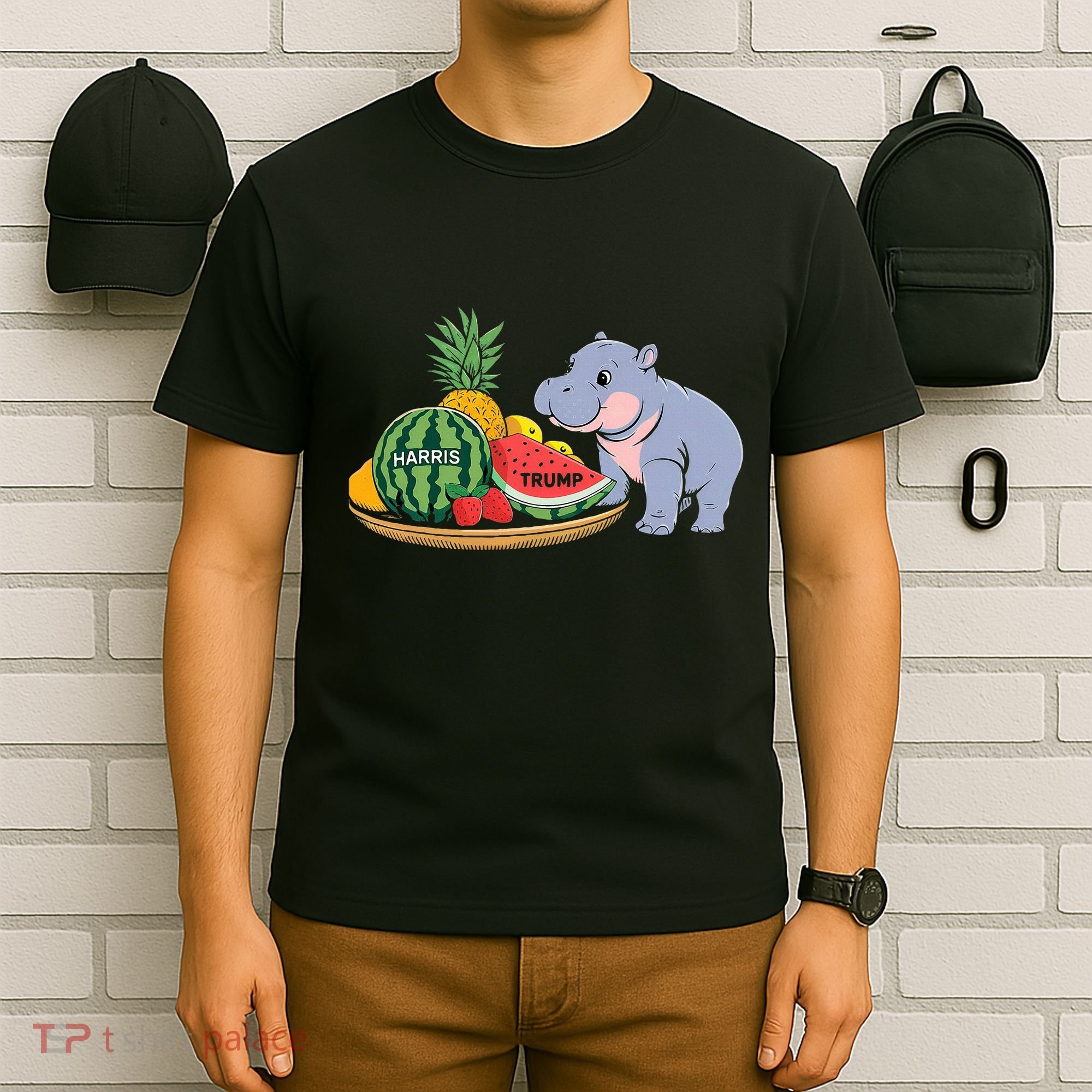 Moo Deng Predicts Donald Trump Will Win Us Election T-Shirt
