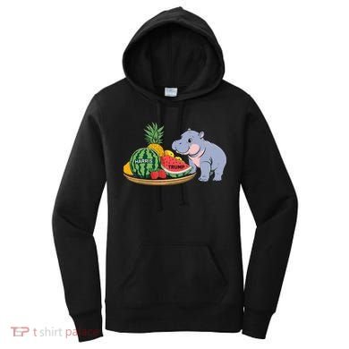 Moo Deng Predicts Donald Trump Will Win Us Election Women's Hoodie