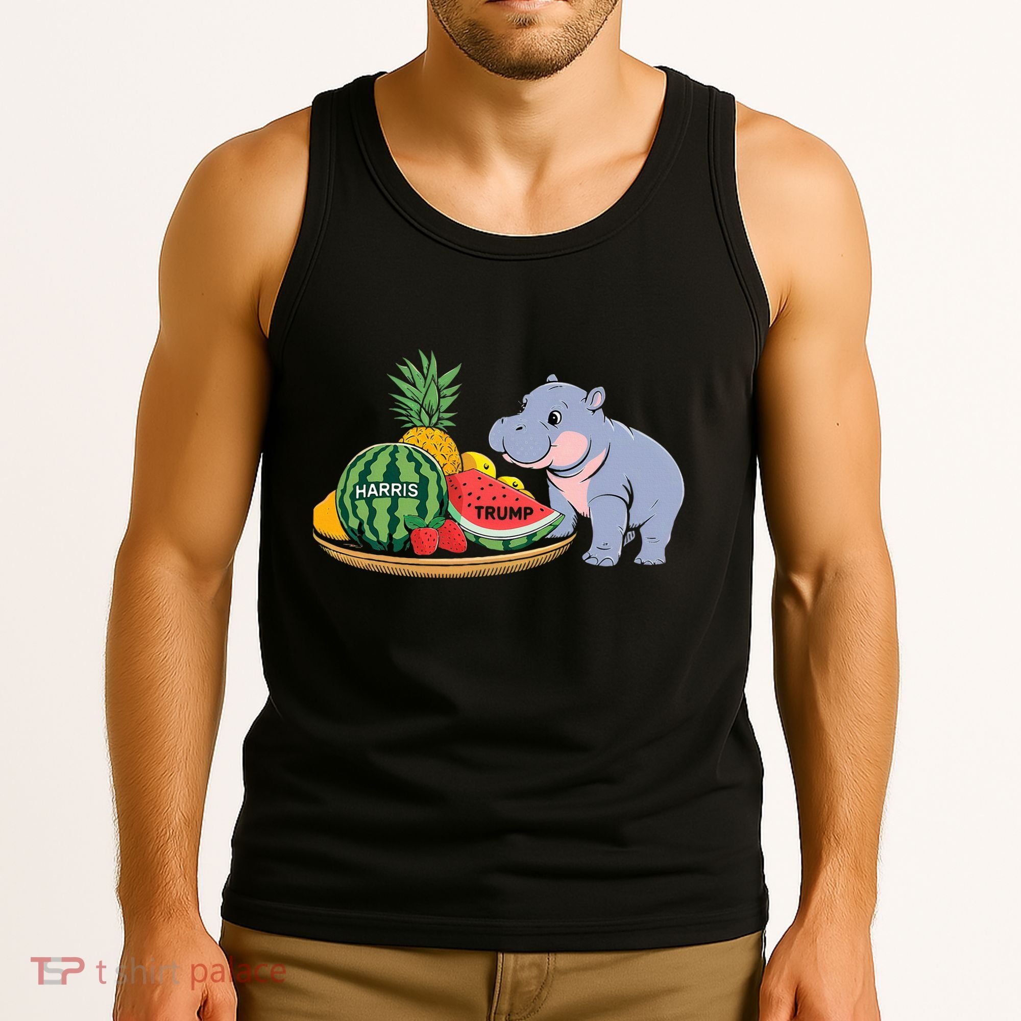 Moo Deng Predicts Donald Trump Will Win Us Election Tank Top