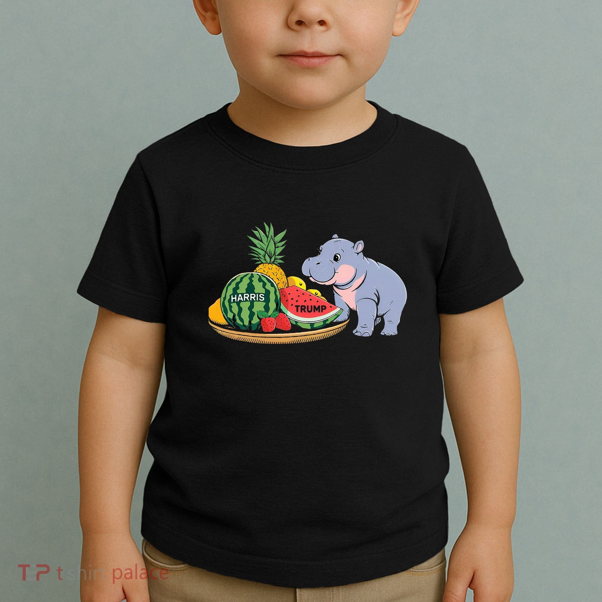 Moo Deng Predicts Donald Trump Will Win Us Election Toddler T-Shirt
