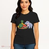 Moo Deng Predicts Donald Trump Will Win Us Election Women's T-Shirt thumb 4