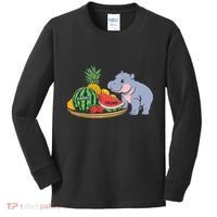Moo Deng Predicts Donald Trump Will Win Us Election Kids Long Sleeve Shirt thumb 0