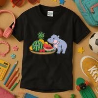 Moo Deng Predicts Donald Trump Will Win Us Election Kids T-Shirt thumb 3