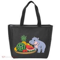 Moo Deng Predicts Donald Trump Will Win Us Election Tote Bag thumb 0