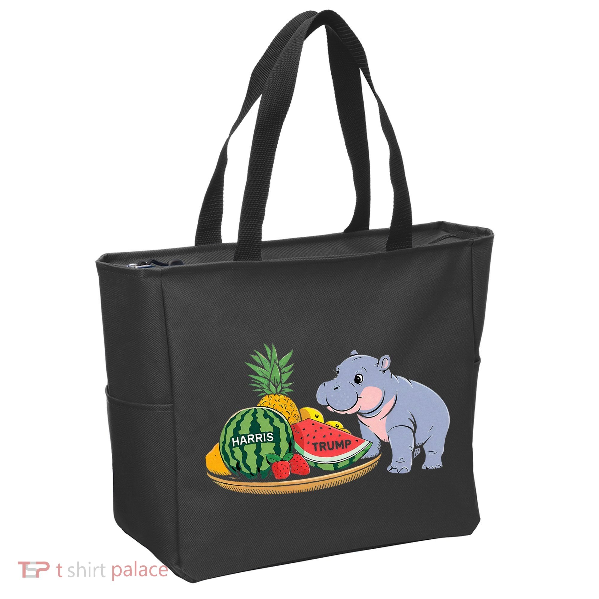Moo Deng Predicts Donald Trump Will Win Us Election Tote Bag