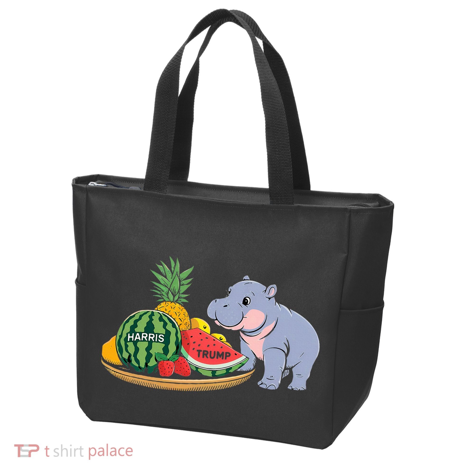 Moo Deng Predicts Donald Trump Will Win Us Election Tote Bag