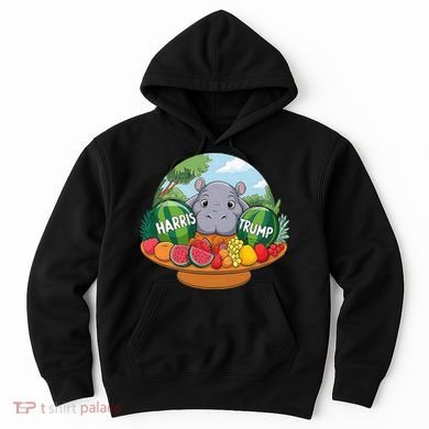 Moo Deng Predicts Donald Trump Will Win Us Election Hoodie