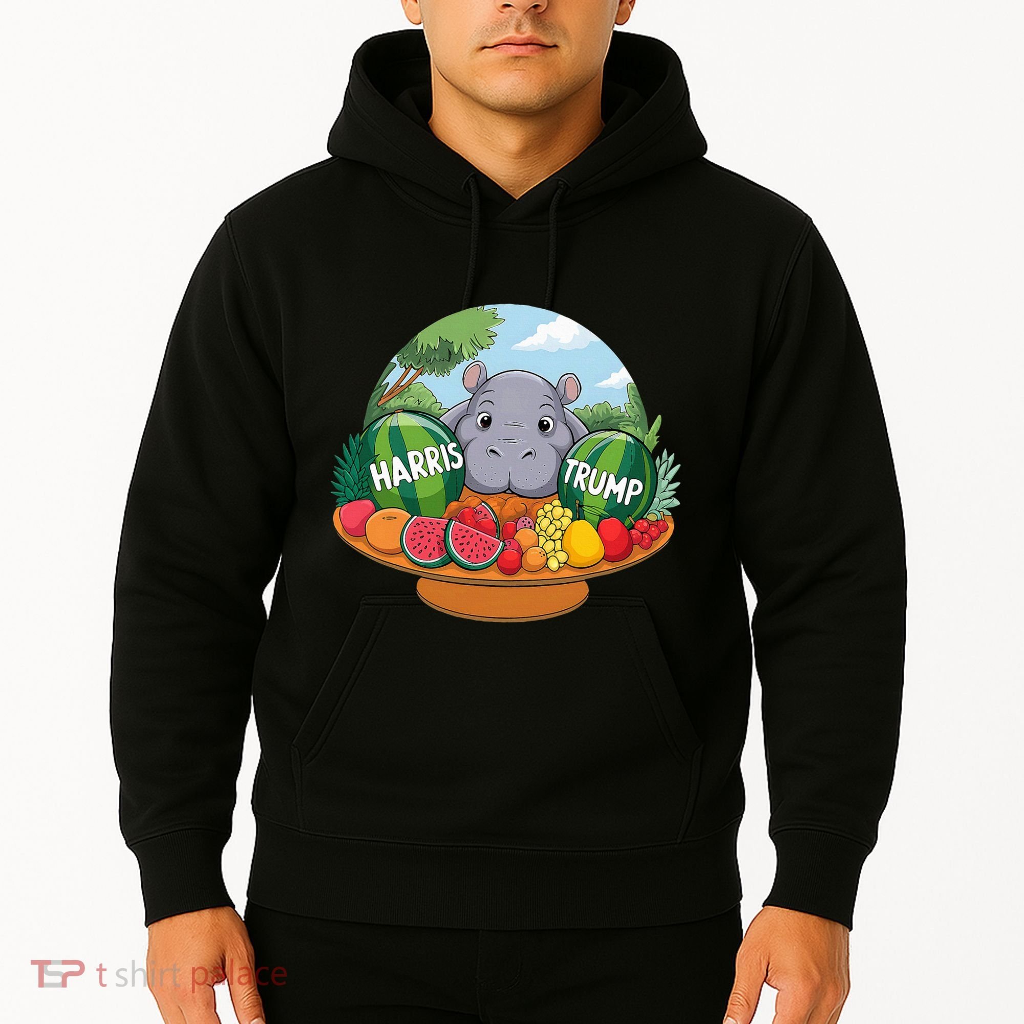 Moo Deng Predicts Donald Trump Will Win Us Election Hoodie