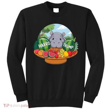 Moo Deng Predicts Donald Trump Will Win Us Election Sweatshirt