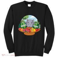 Moo Deng Predicts Donald Trump Will Win Us Election Sweatshirt thumb 0