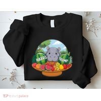 Moo Deng Predicts Donald Trump Will Win Us Election Sweatshirt thumb 2