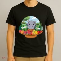 Moo Deng Predicts Donald Trump Will Win Us Election T-Shirt thumb 3