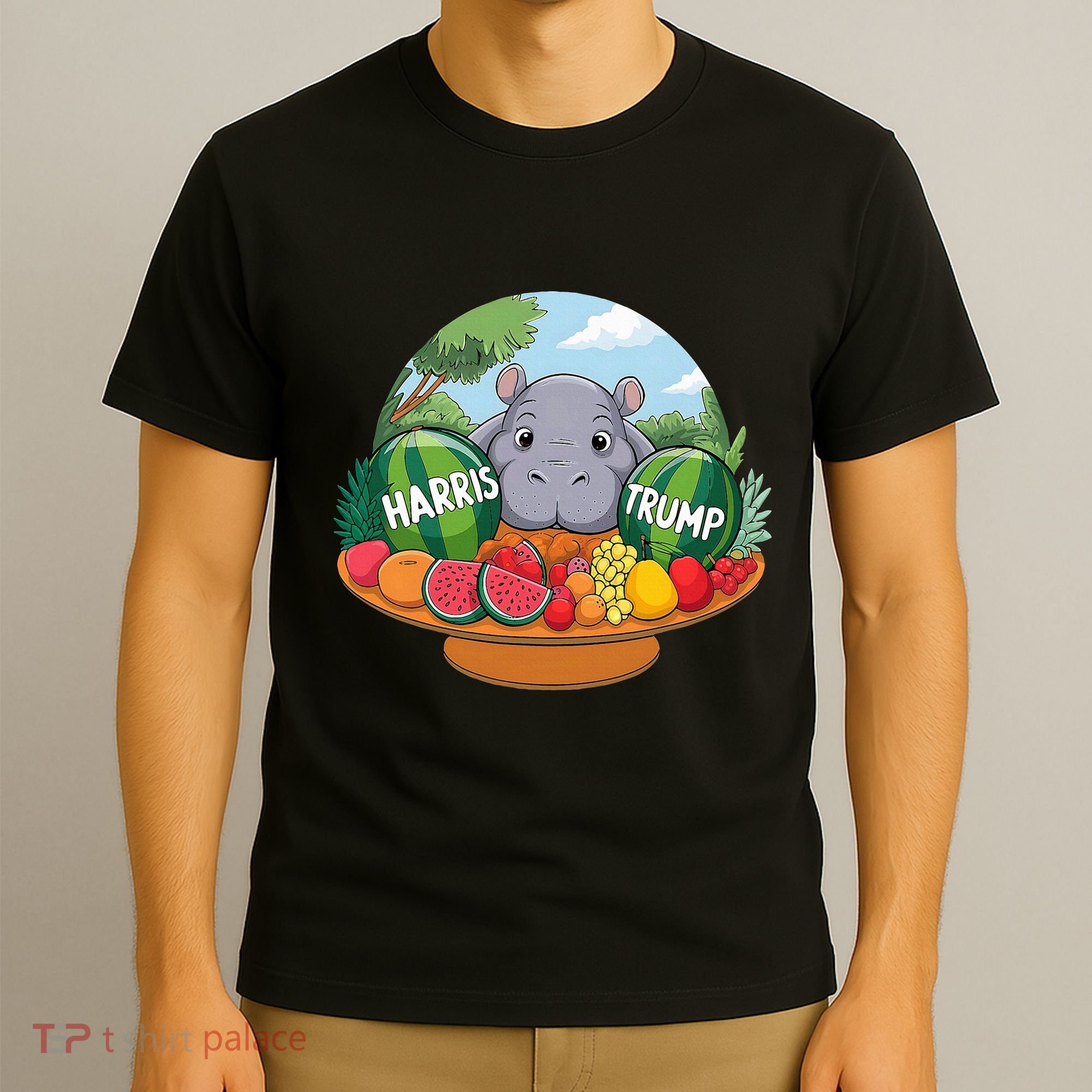 Moo Deng Predicts Donald Trump Will Win Us Election T-Shirt