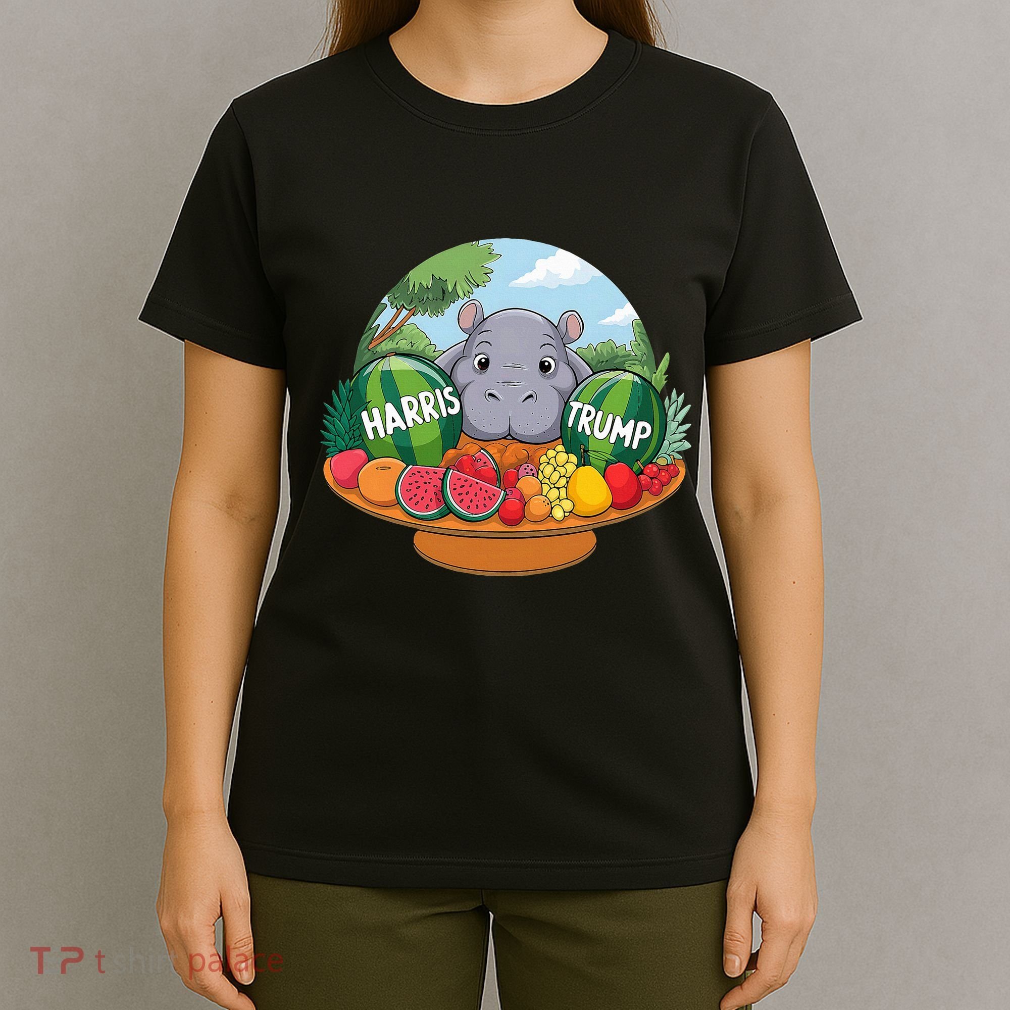 Moo Deng Predicts Donald Trump Will Win Us Election T-Shirt