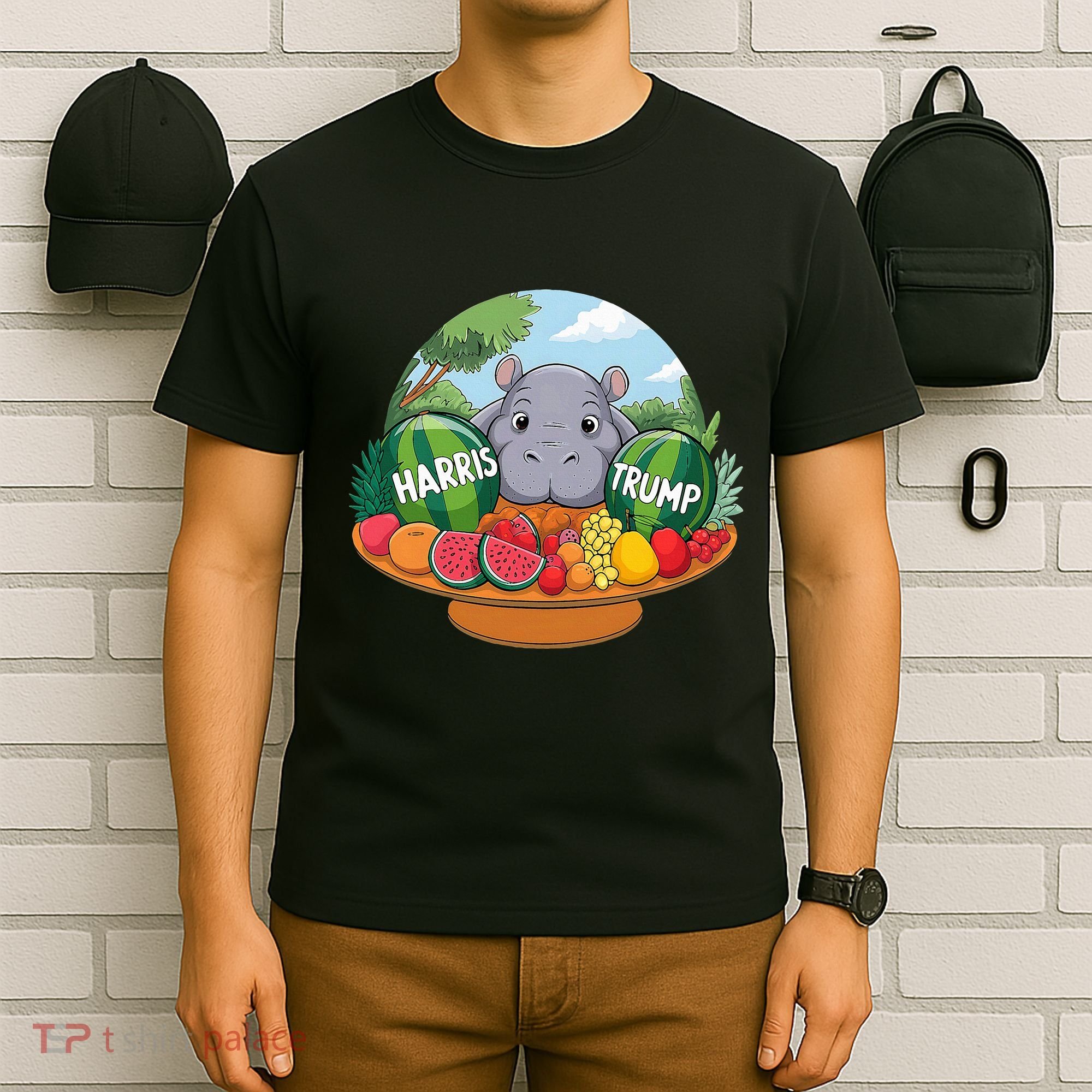 Moo Deng Predicts Donald Trump Will Win Us Election T-Shirt