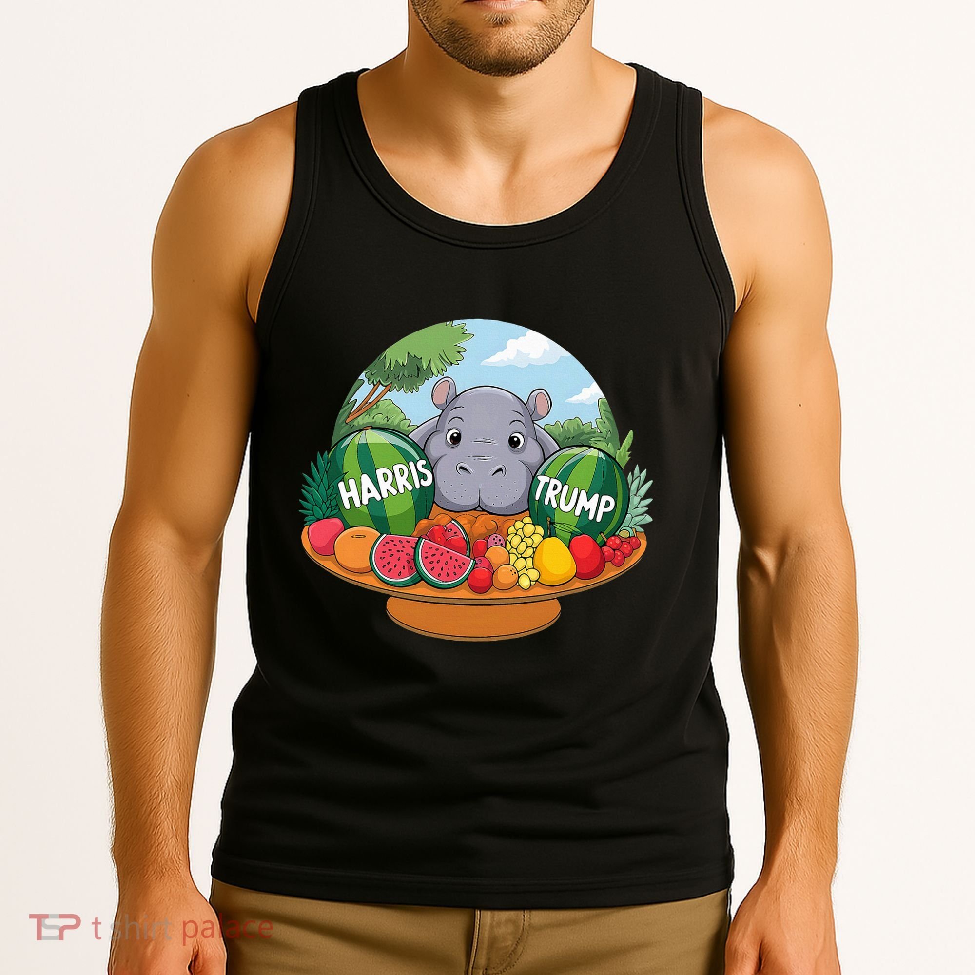 Moo Deng Predicts Donald Trump Will Win Us Election Tank Top
